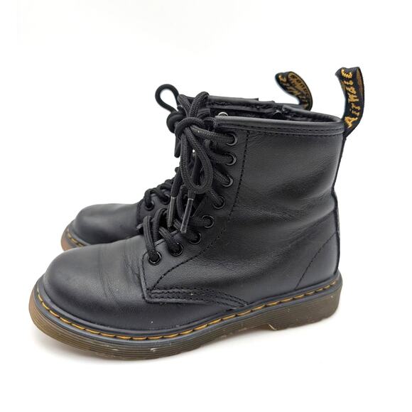Dr. Martens AirWair 1460 Lace Up Boots Round Toe Kids' Black Size US11 EU28 - Picture 1 of 11